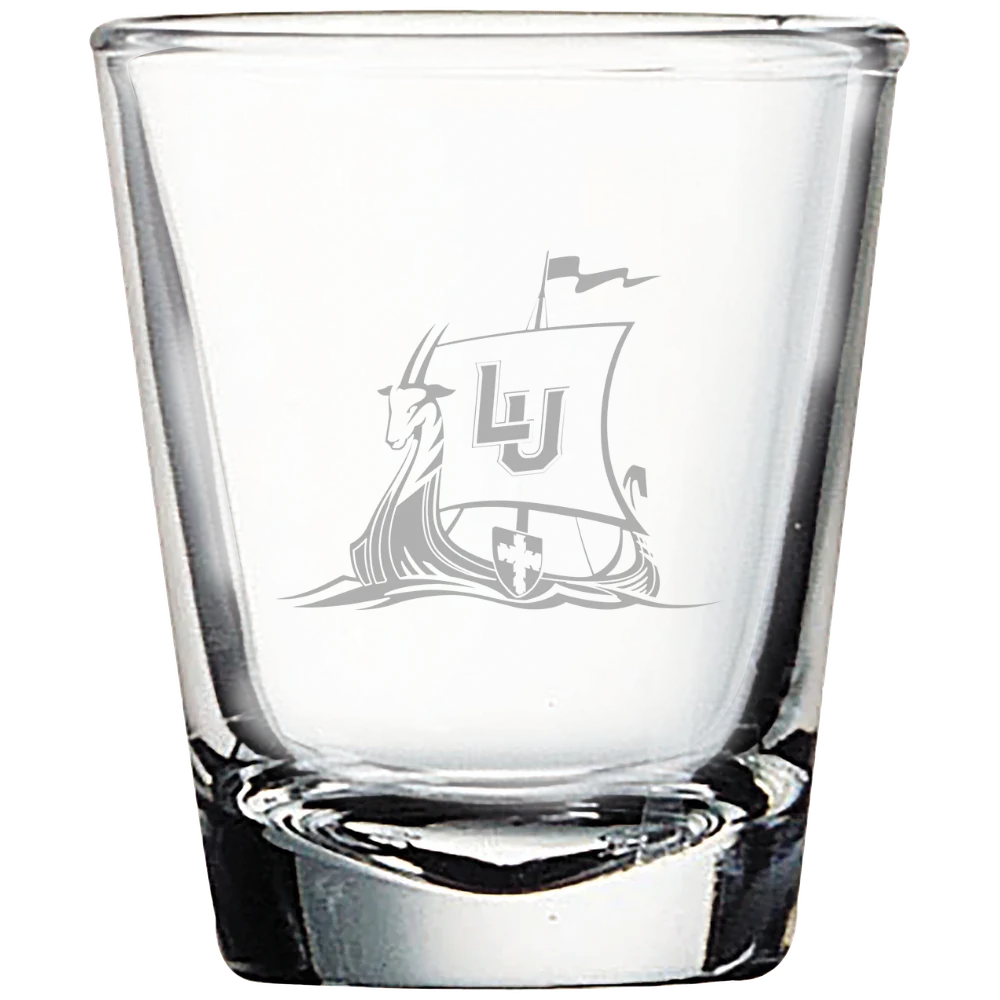 Lawrence University Polar Camel 1.7 oz. Shot Glass