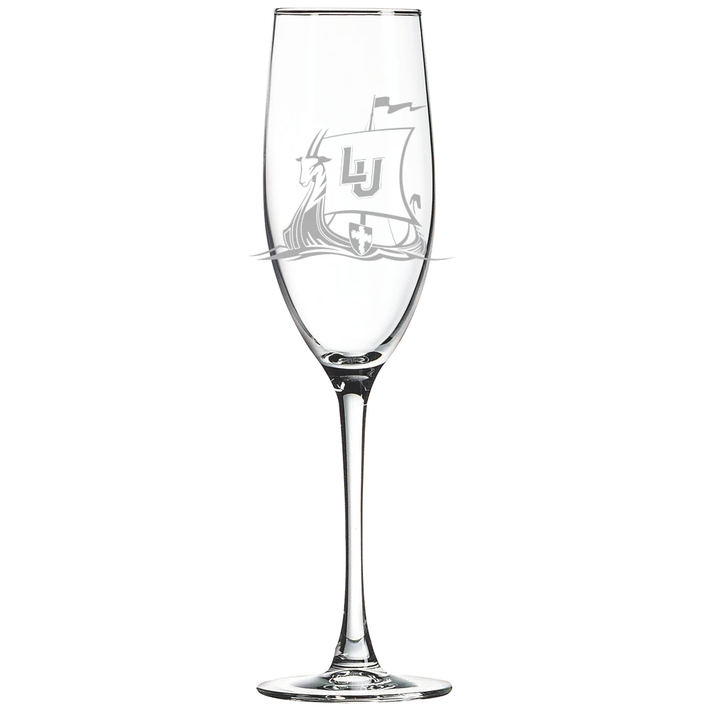 Lawrence University Polar Camel 8 oz. Champagne Flute