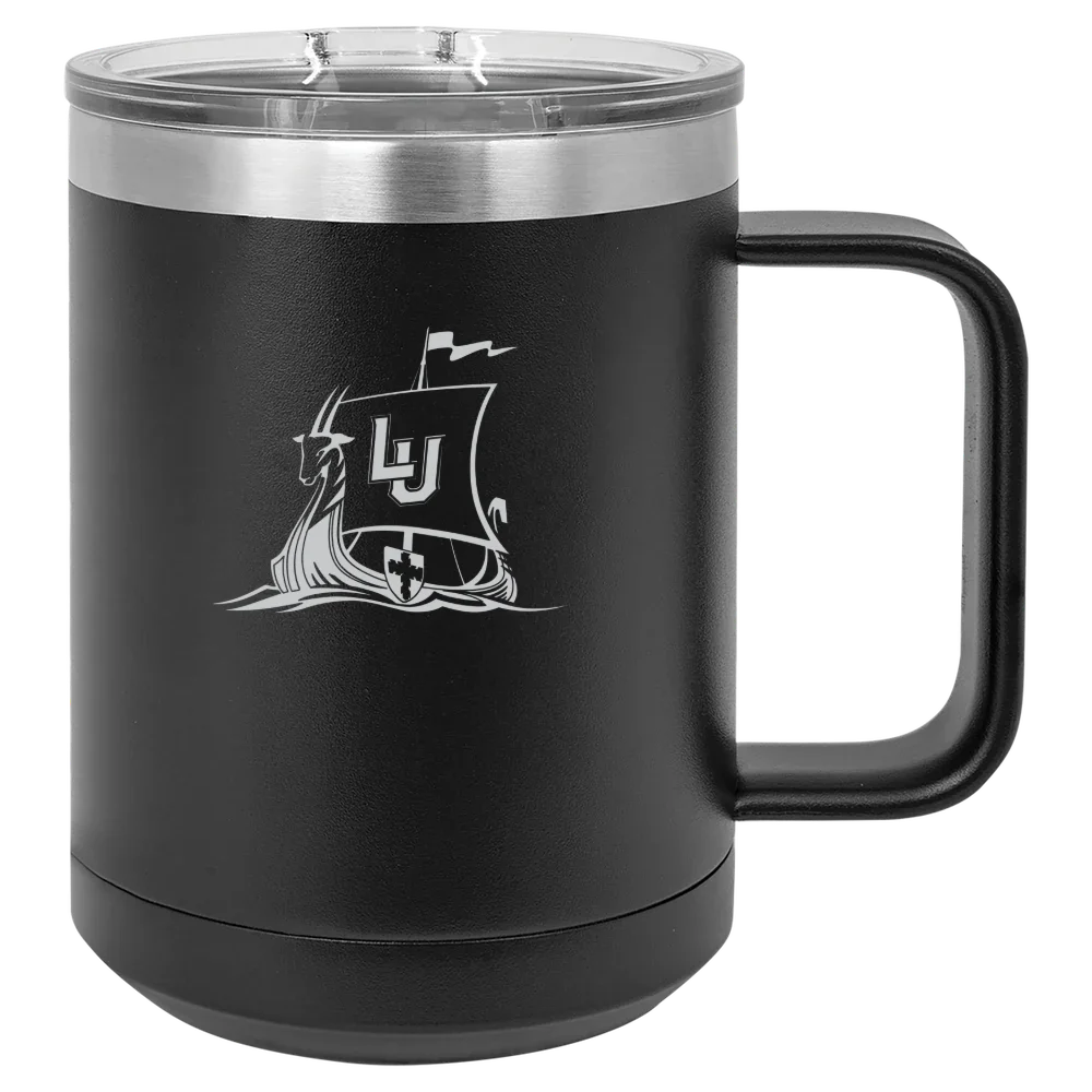 Lawrence University Polar Camel 15 oz. Mug with Slider Lid