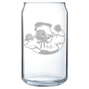 Lebanon Valley College Polar Camel 16 oz. Can Glass