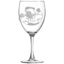 Lebanon Valley College Polar Camel 10 1/2 oz. Wine Glass