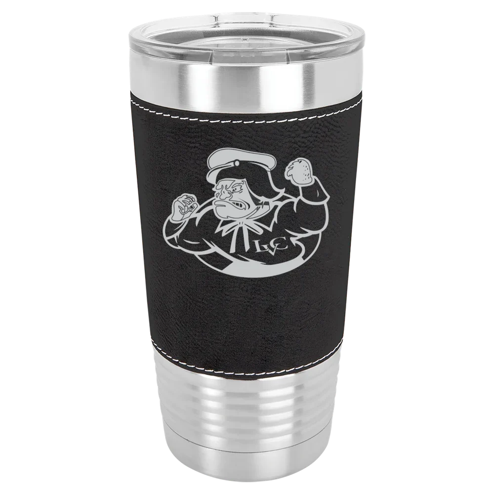 Lebanon Valley College Polar Camel 20 oz. Leatherette Grip Tumbler with Standard Lid