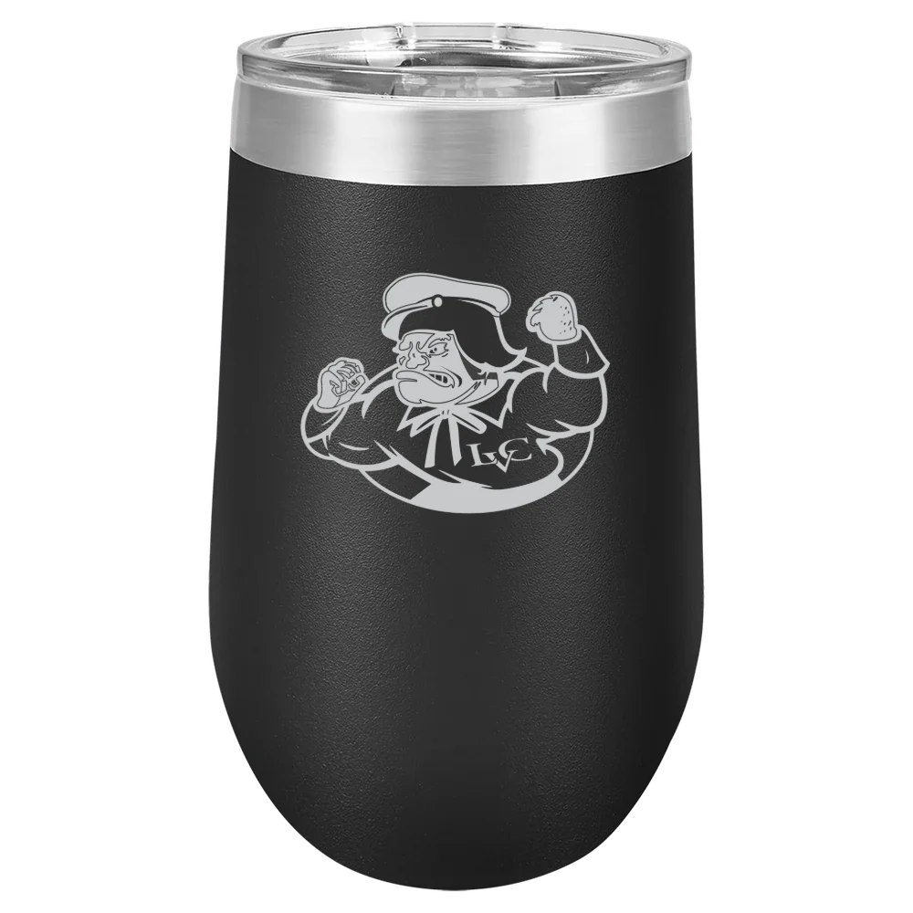 Lebanon Valley College Polar Camel 16 oz. Stemless Wine Tumbler