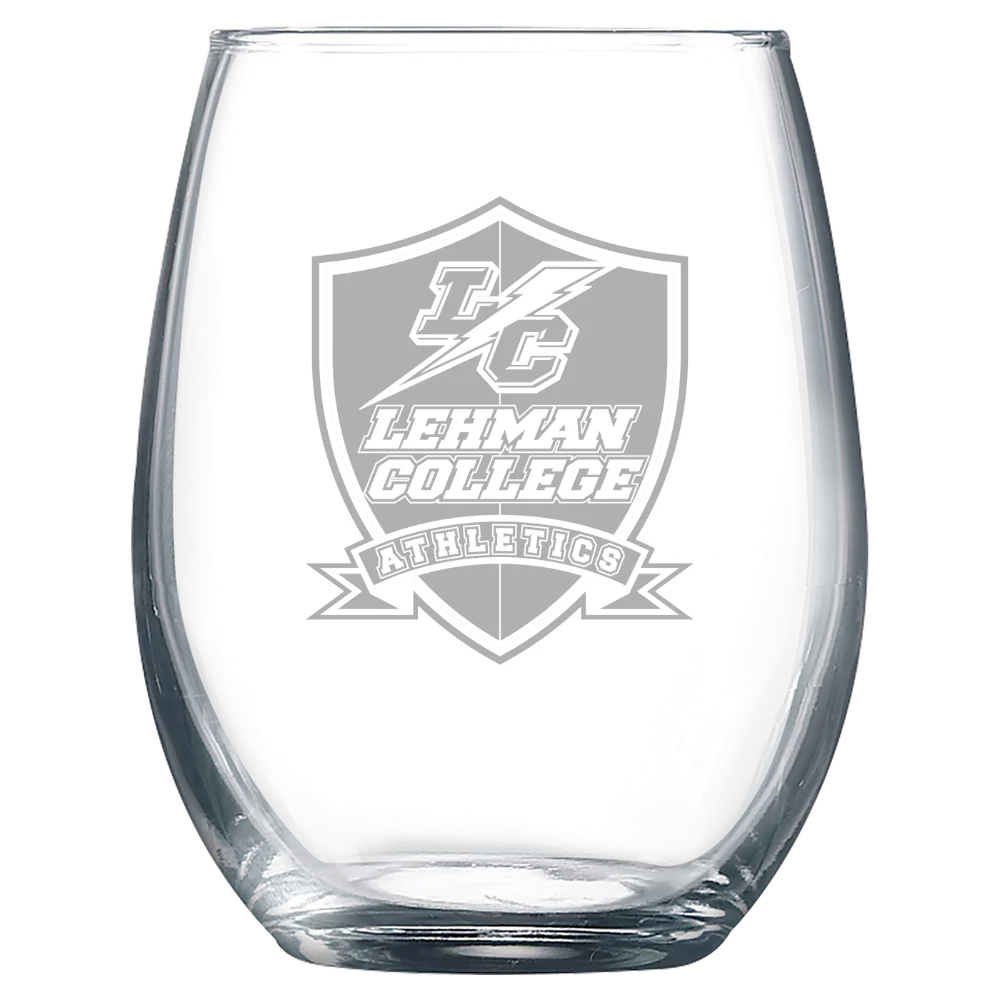 Lehman College Polar Camel 9 oz. Stemless Wine Glass