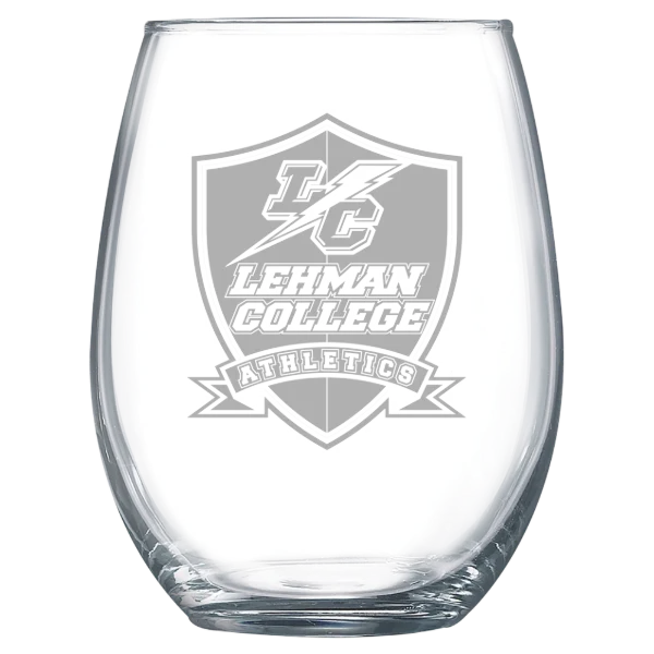 Lehman College Polar Camel 15 oz. Stemless Wine Glass