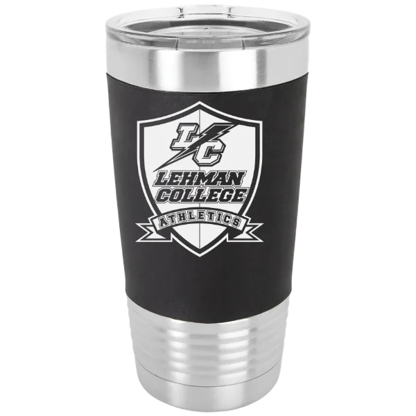 Lehman College Polar Camel 20 oz. Silicone Grip Tumbler with Standard Lid