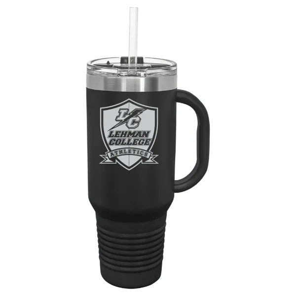 Lehman College Polar Camel 40 oz. Travel Mug with Snap Lid & Straw