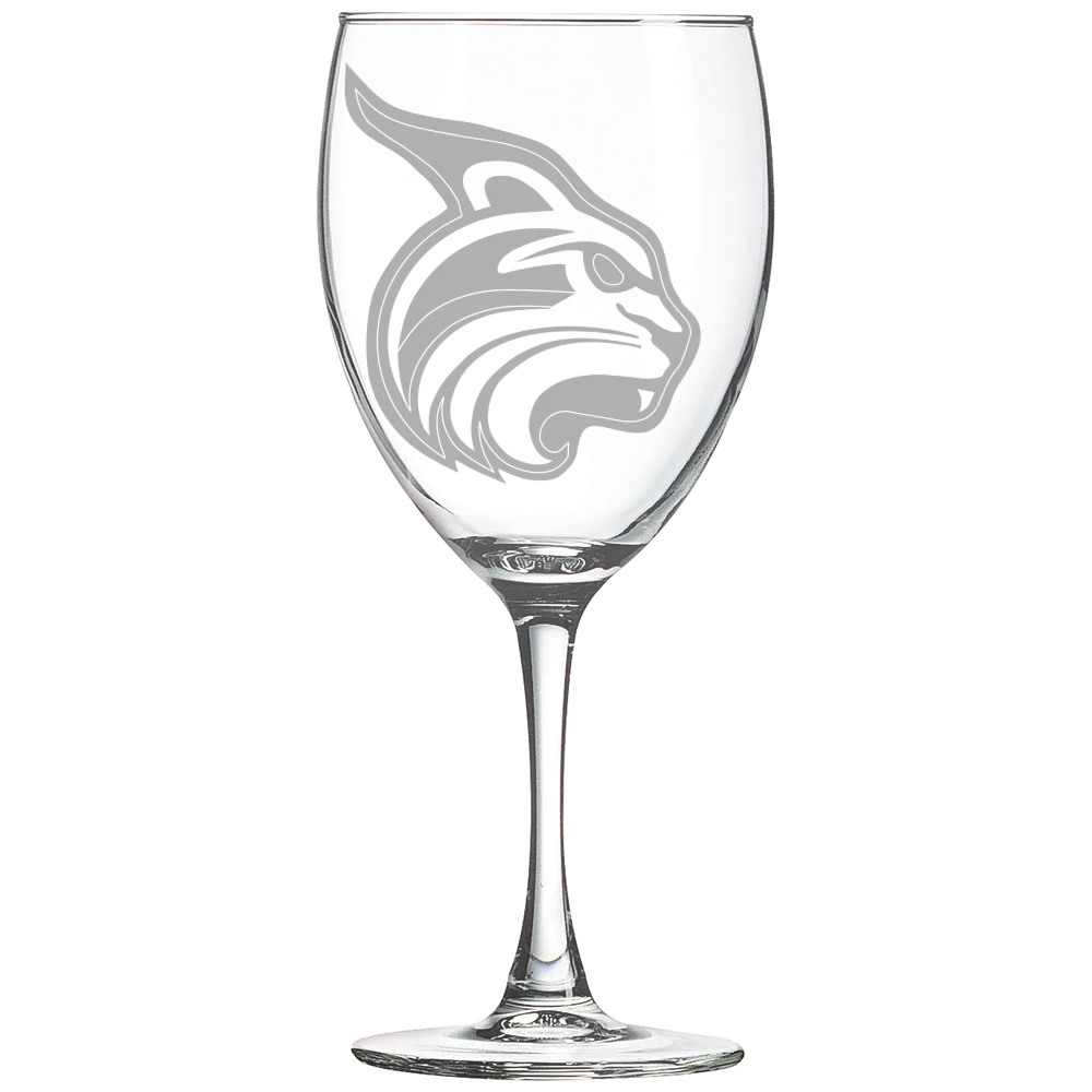 Lesley University Polar Camel 10 1/2 oz. Wine Glass
