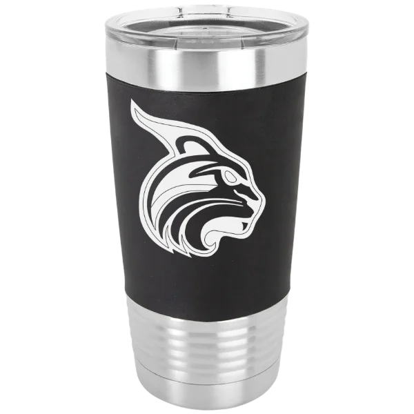 Lesley University Polar Camel 20 oz. Silicone Grip Tumbler with Standard Lid