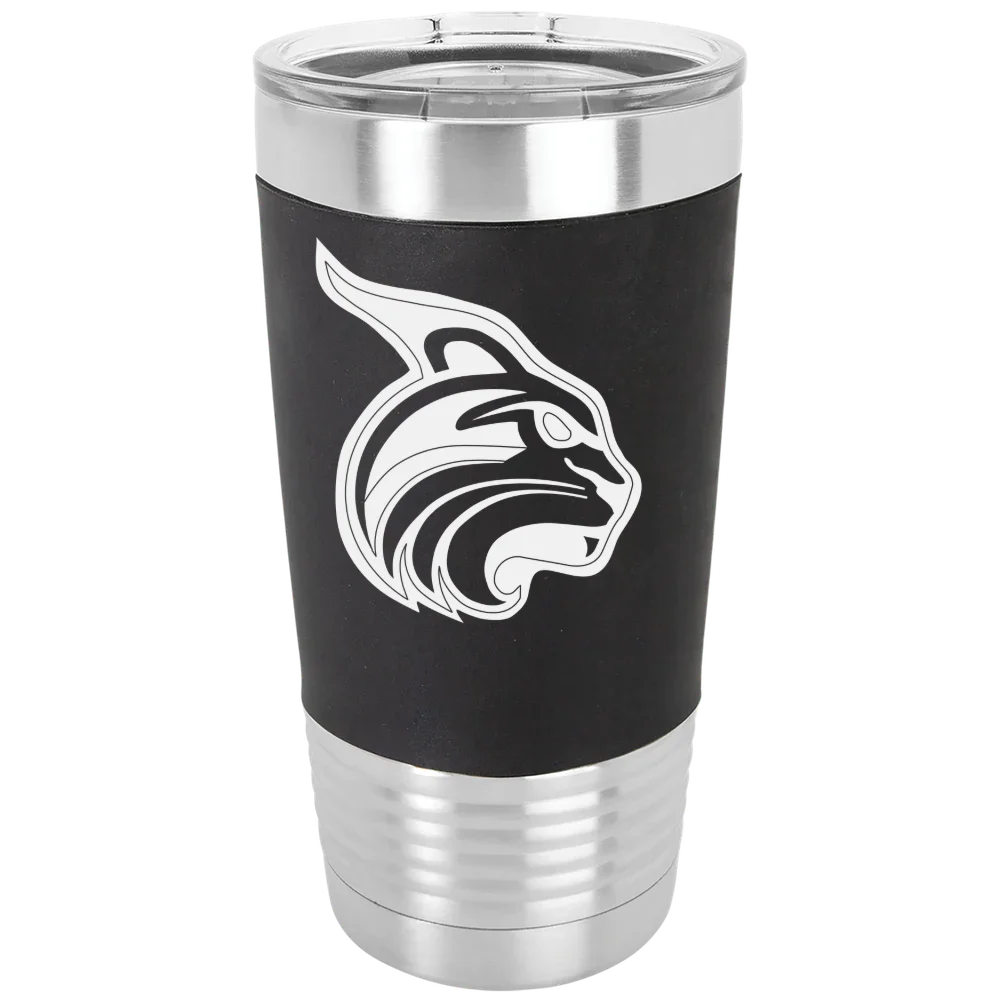 Lesley University Polar Camel 20 oz. Silicone Grip Tumbler with Standard Lid