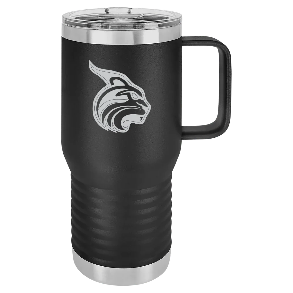 Lesley University Polar Camel 20 oz. Travel Mug with Slider Lid