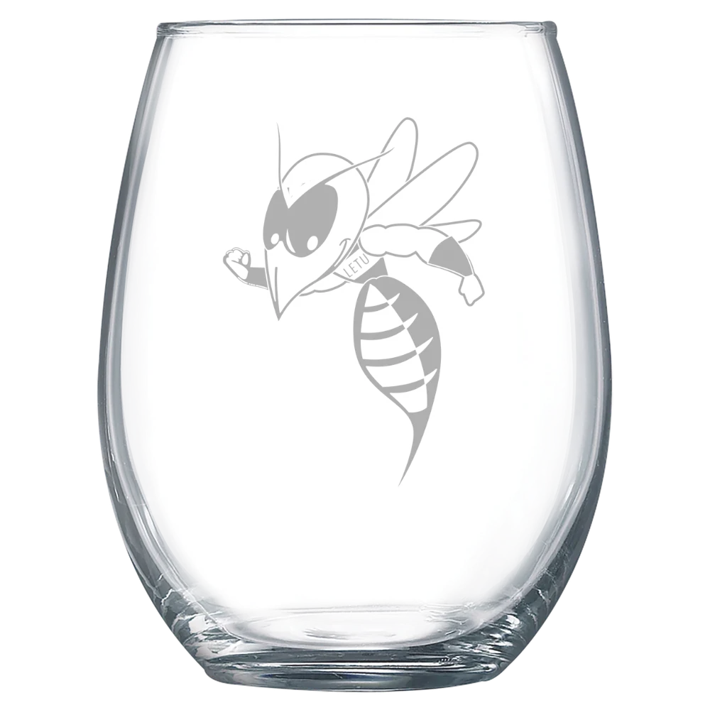 LeTourneau University Polar Camel 15 oz. Stemless Wine Glass
