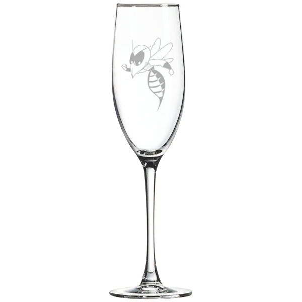 LeTourneau University Polar Camel 8 oz. Champagne Flute