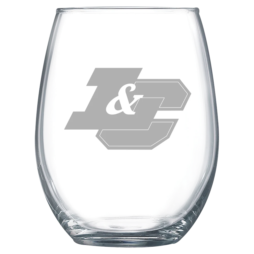 Lewis & Clark College Polar Camel 15 oz. Stemless Wine Glass
