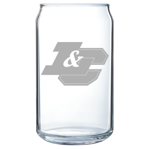 Lewis & Clark College Polar Camel 16 oz. Can Glass