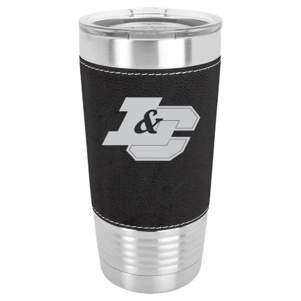 Lewis & Clark College Polar Camel 20 oz. Leatherette Grip Tumbler with Standard Lid