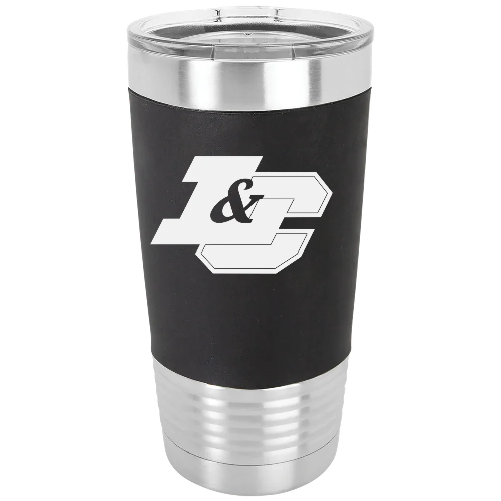 Lewis & Clark College Polar Camel 20 oz. Silicone Grip Tumbler with Standard Lid