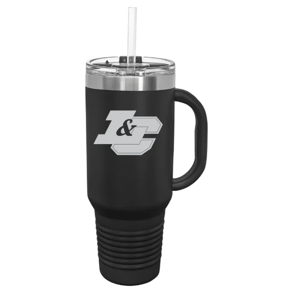 Lewis & Clark College Polar Camel 40 oz. Travel Mug with Snap Lid & Straw