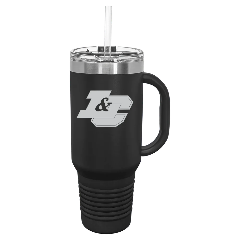 Lewis & Clark College Polar Camel 40 oz. Travel Mug with Snap Lid & Straw