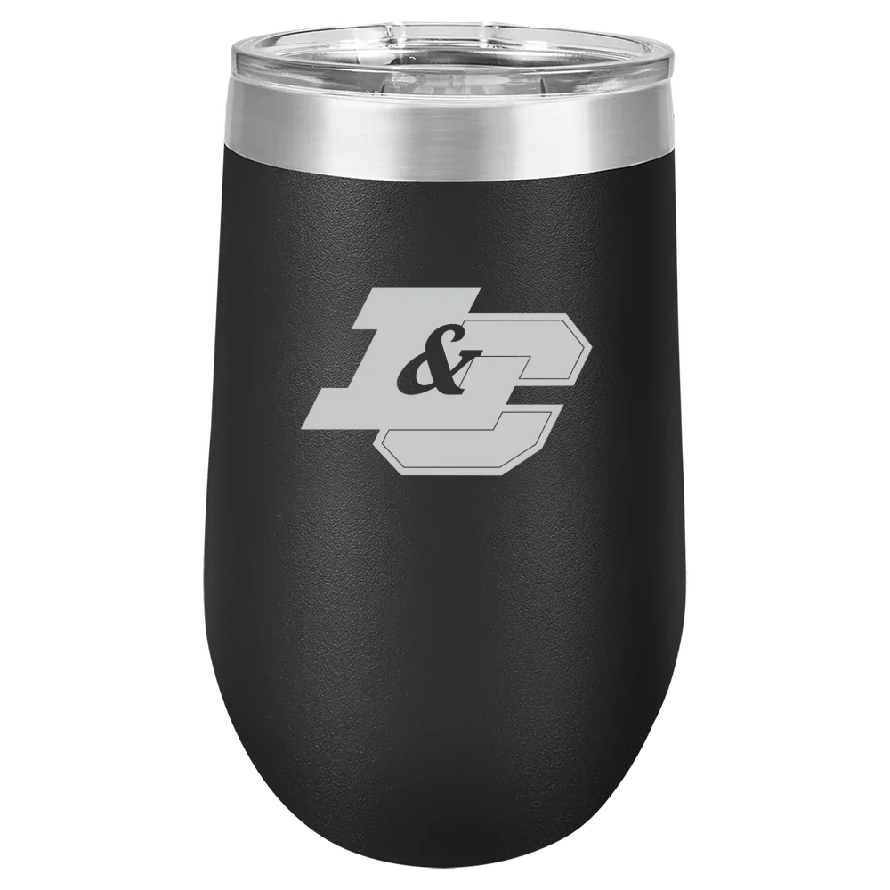 Lewis & Clark College Polar Camel 16 oz. Stemless Wine Tumbler