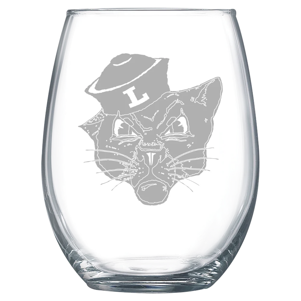 Linfield University Polar Camel 15 oz. Stemless Wine Glass