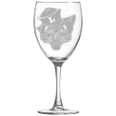 Linfield University Polar Camel 10 1/2 oz. Wine Glass