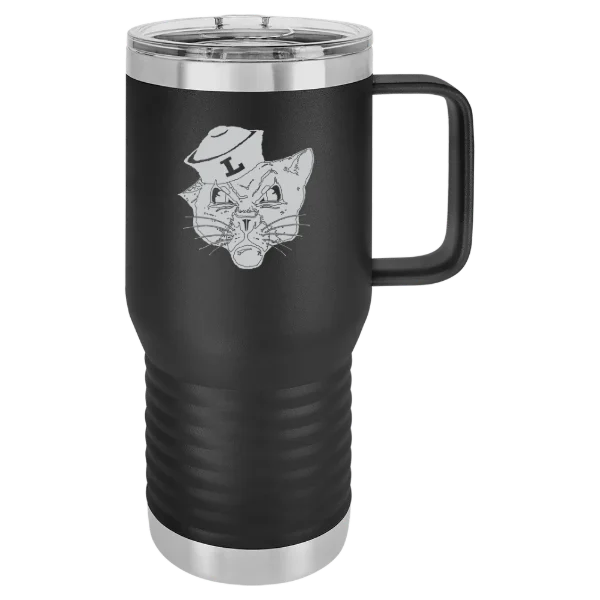 Linfield University Polar Camel 20 oz. Travel Mug with Slider Lid