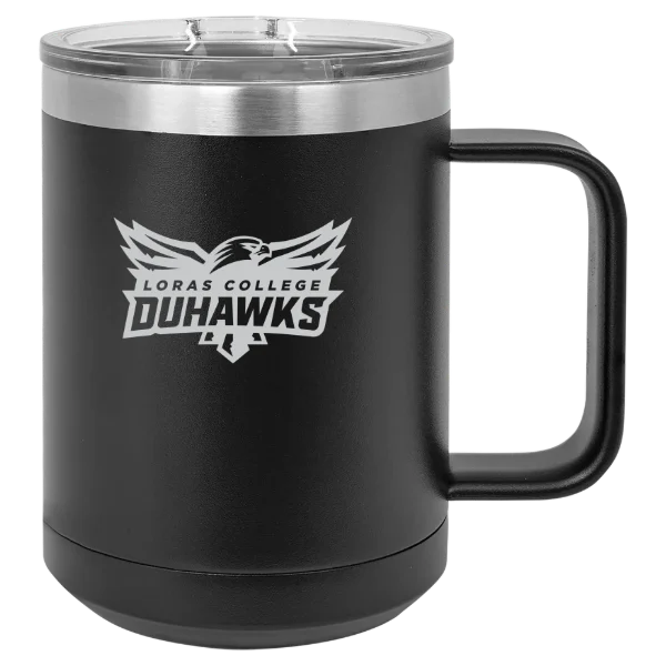 Loras College Polar Camel 15 oz. Mug with Slider Lid