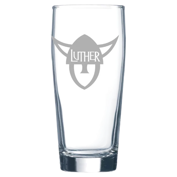 Luther College Polar Camel 16 oz. Willi Becher Beer Glass