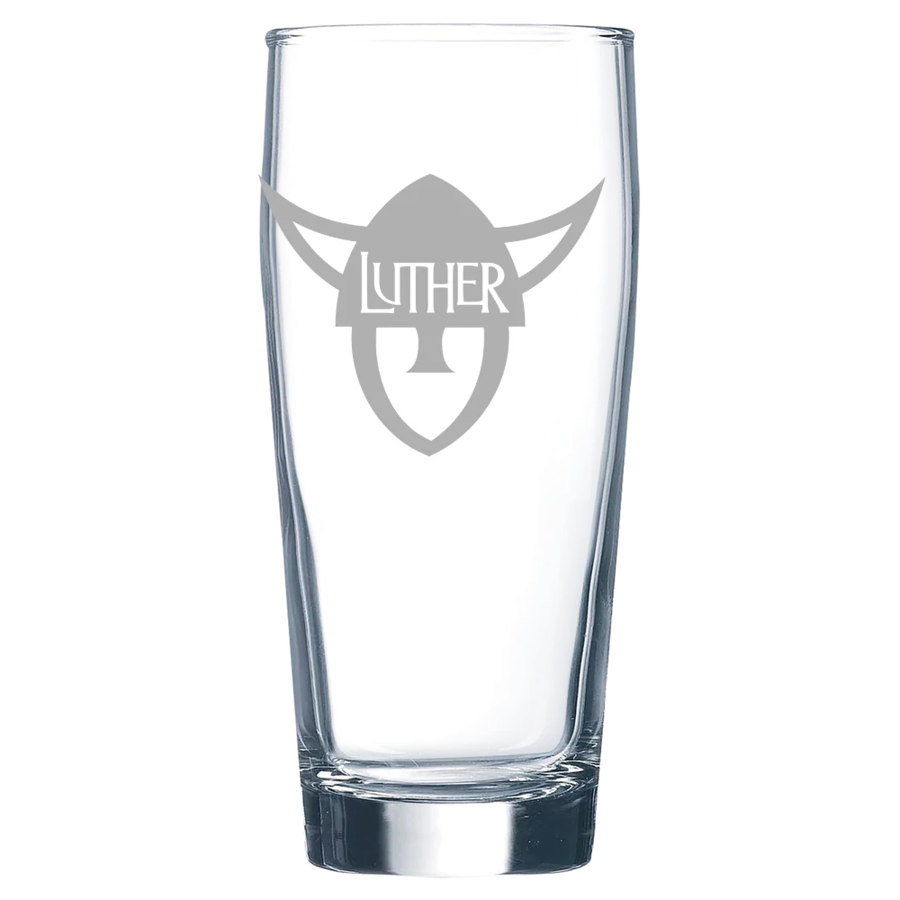 Luther College Polar Camel 16 oz. Willi Becher Beer Glass