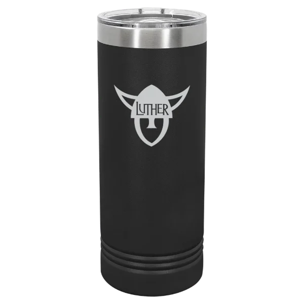 Luther College Polar Camel 22 oz. Skinny Tumbler with Slider Lid