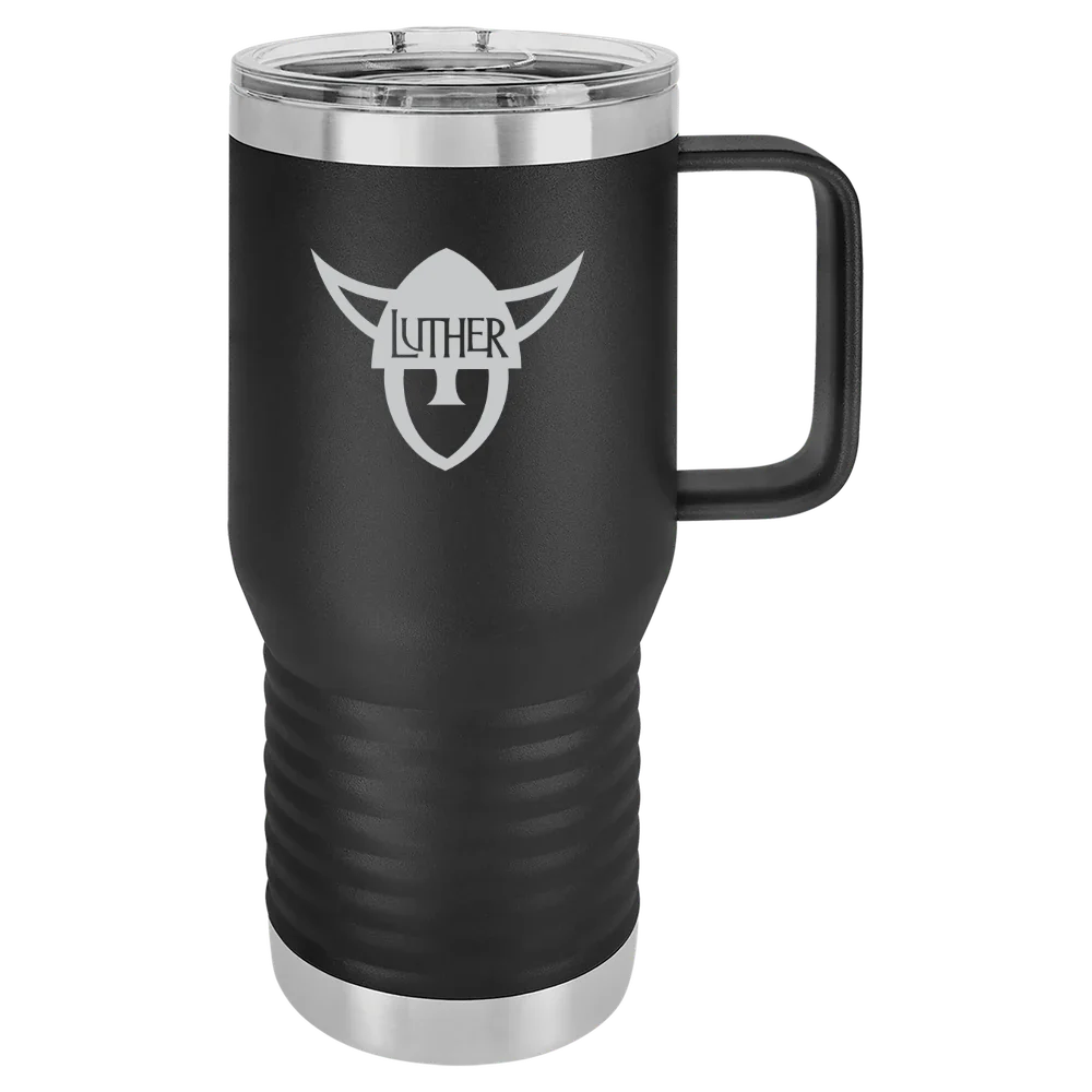 Luther College Polar Camel 20 oz. Travel Mug with Slider Lid