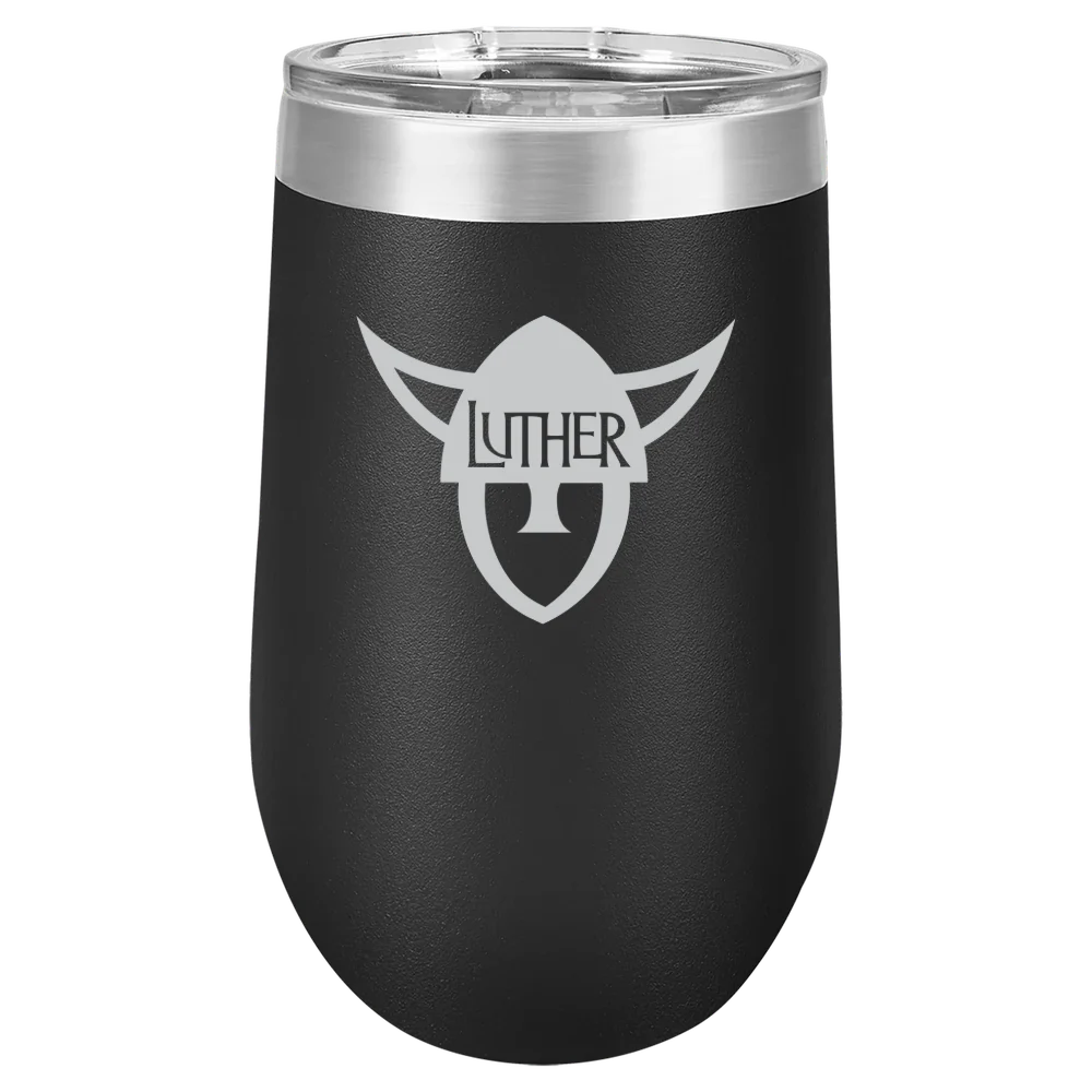 Luther College Polar Camel 16 oz. Stemless Wine Tumbler