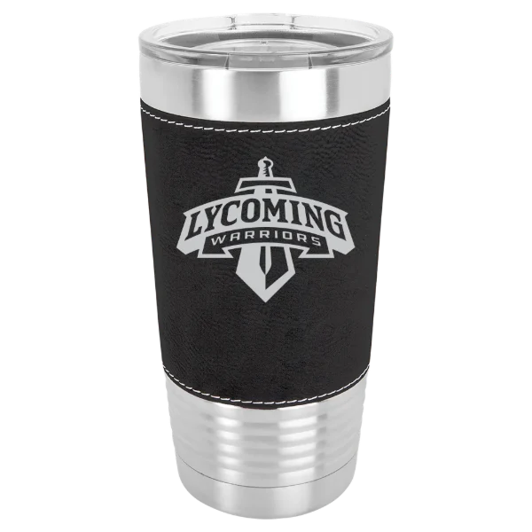 Lycoming College Polar Camel 20 oz. Leatherette Grip Tumbler with Standard Lid