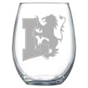 Lyon College Polar Camel 15 oz. Stemless Wine Glass