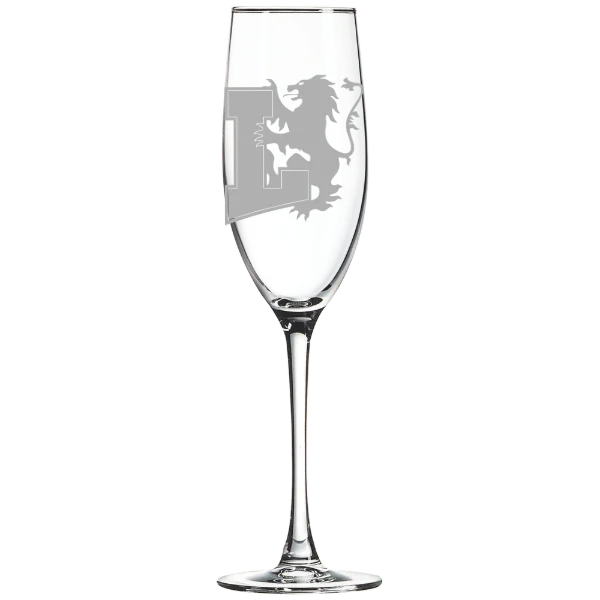 Lyon College Polar Camel 8 oz. Champagne Flute