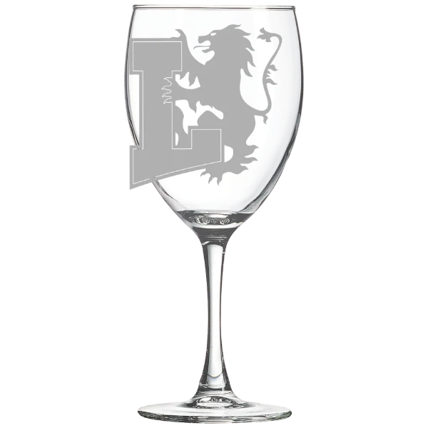 Lyon College Polar Camel 10 1/2 oz. Wine Glass