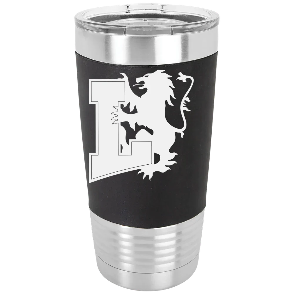 Lyon College Polar Camel 20 oz. Silicone Grip Tumbler with Standard Lid