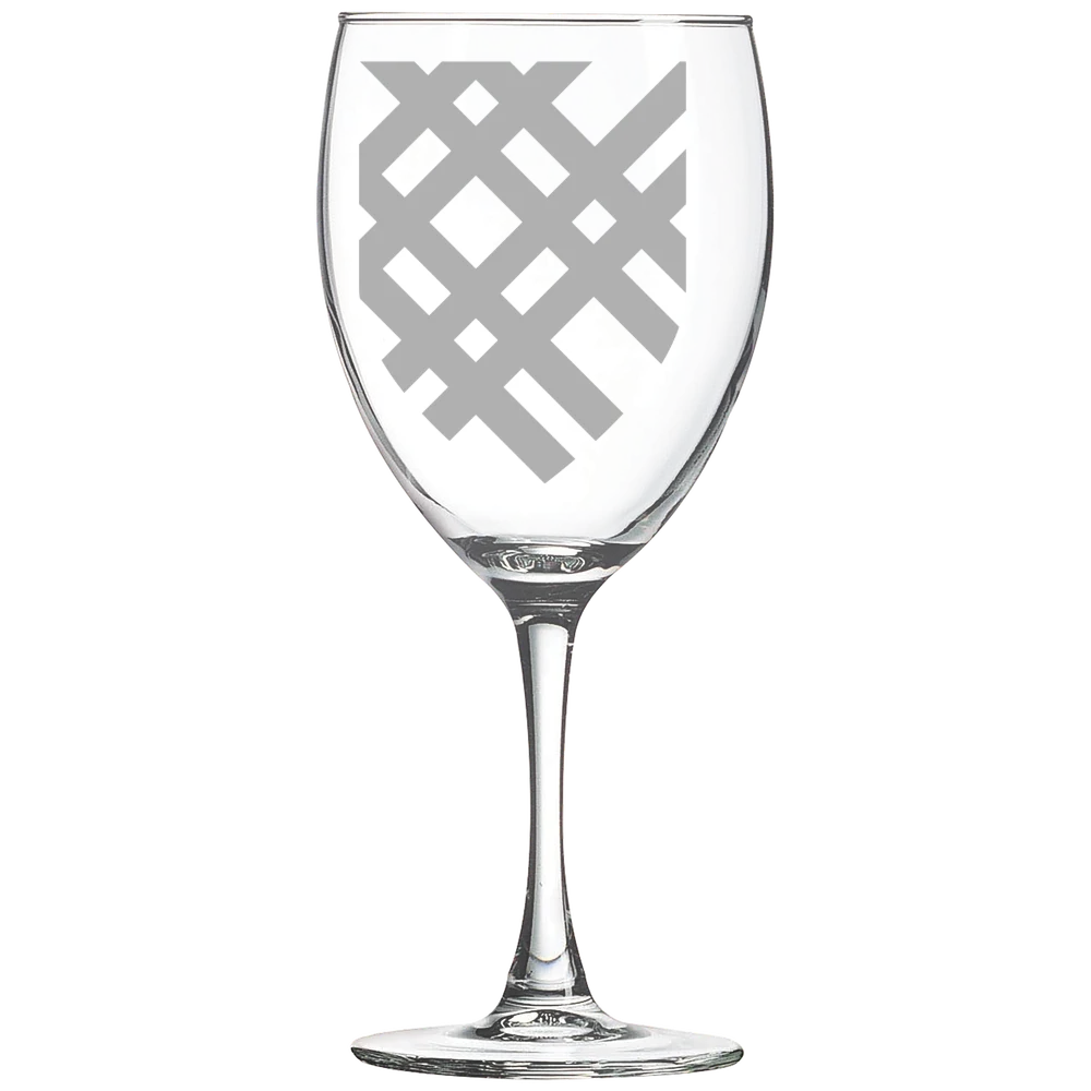 Macalester College Polar Camel 10 1/2 oz. Wine Glass