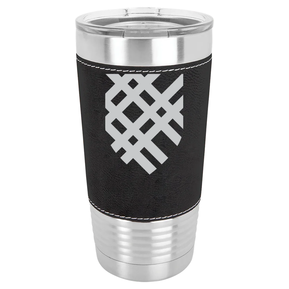 Macalester College Polar Camel 20 oz. Leatherette Grip Tumbler with Standard Lid