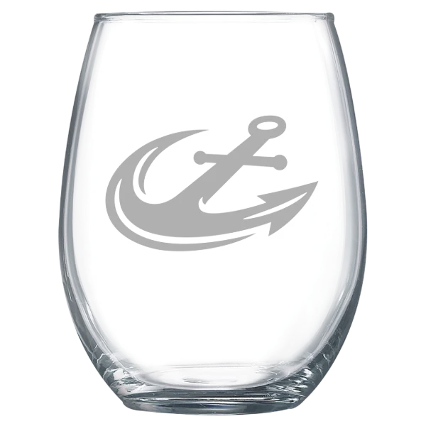 Maine Maritime Academy Polar Camel 15 oz. Stemless Wine Glass