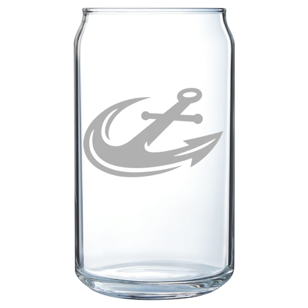 Maine Maritime Academy Polar Camel 16 oz. Can Glass
