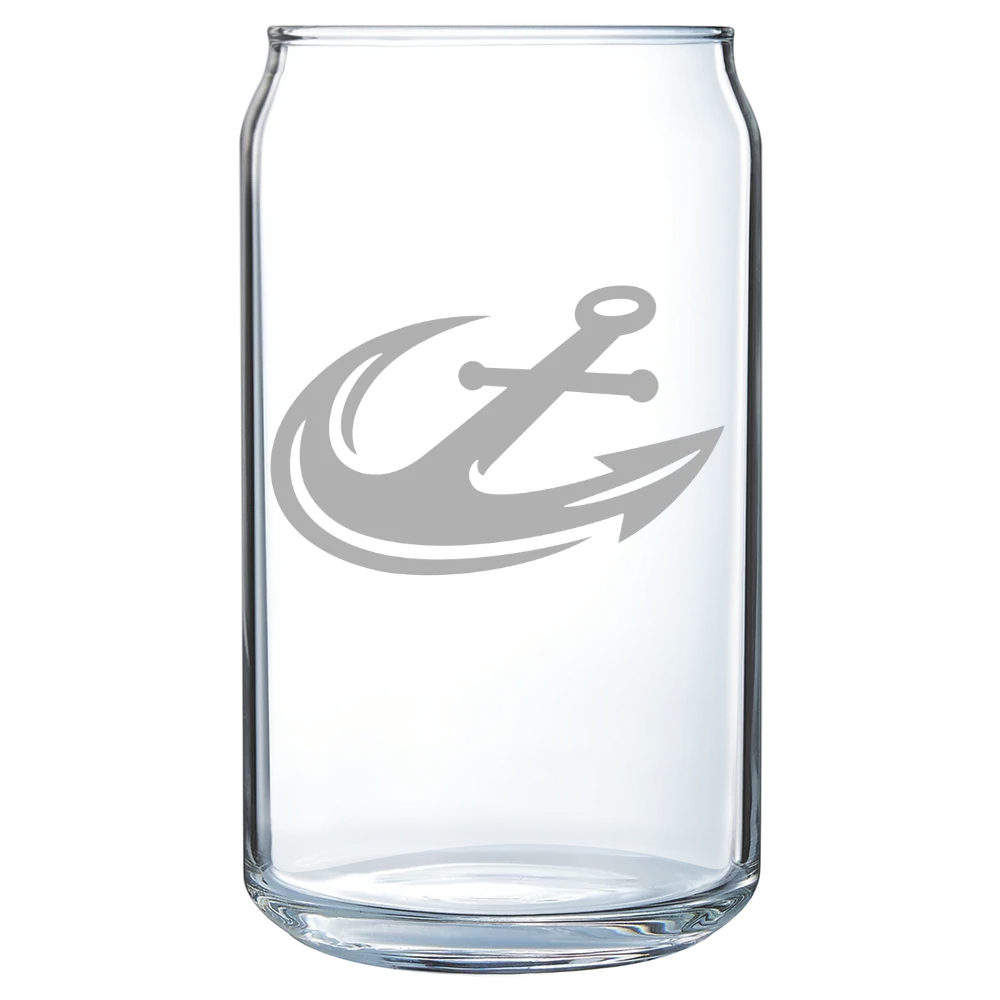Maine Maritime Academy Polar Camel 16 oz. Can Glass