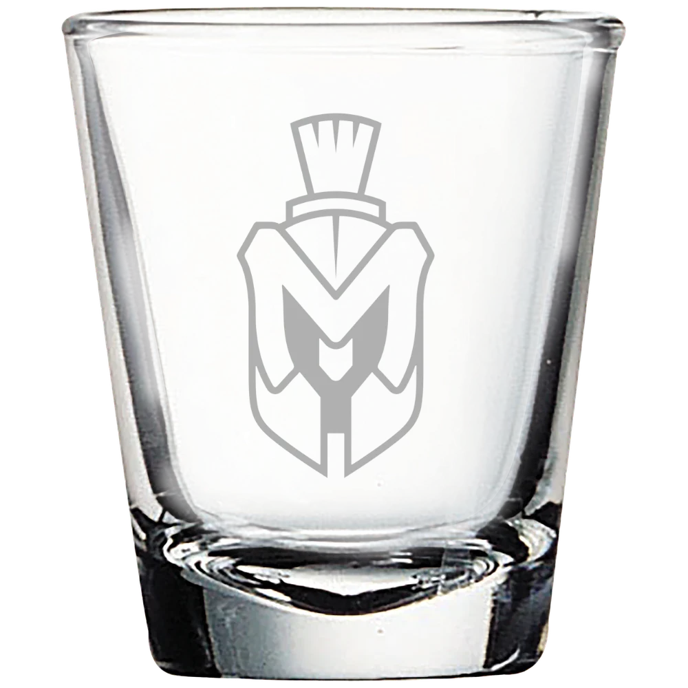 Manchester University Polar Camel 1.7 oz. Shot Glass
