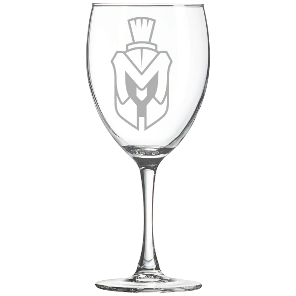 Manchester University Polar Camel 10 1/2 oz. Wine Glass