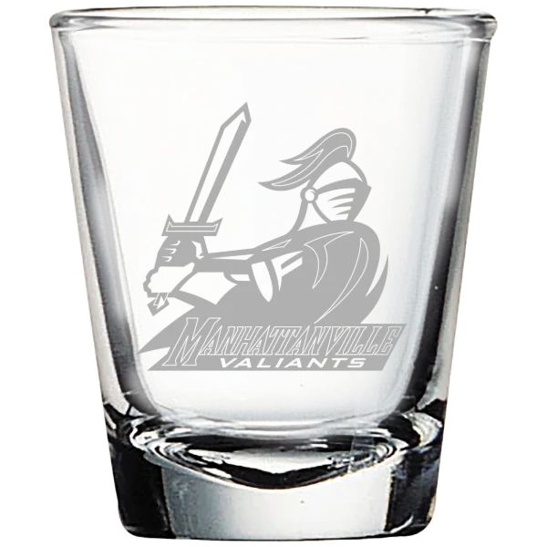 Manhattanville University Polar Camel 1.7 oz. Shot Glass