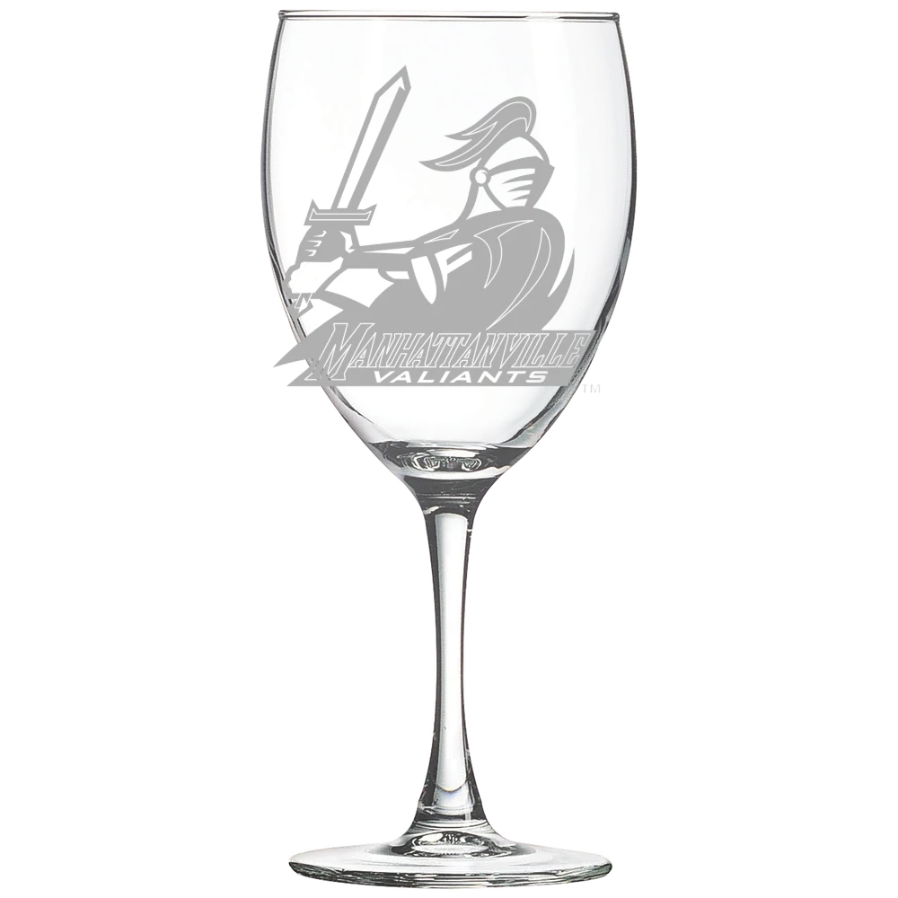 Manhattanville University Polar Camel 10 1/2 oz. Wine Glass
