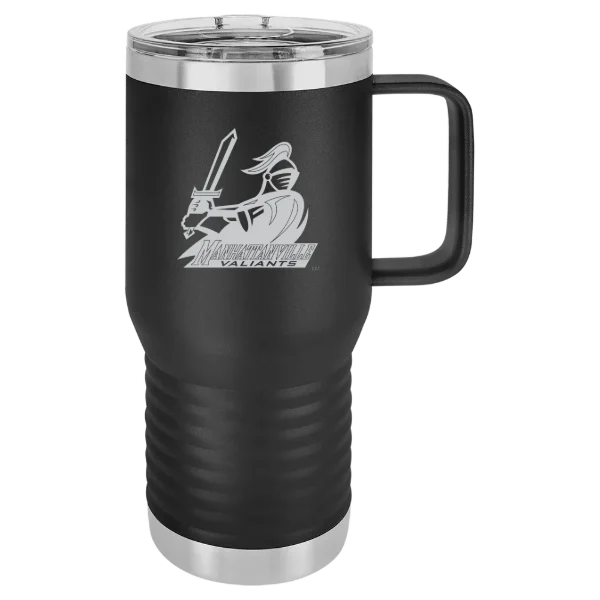 Manhattanville University Polar Camel 20 oz. Travel Mug with Slider Lid