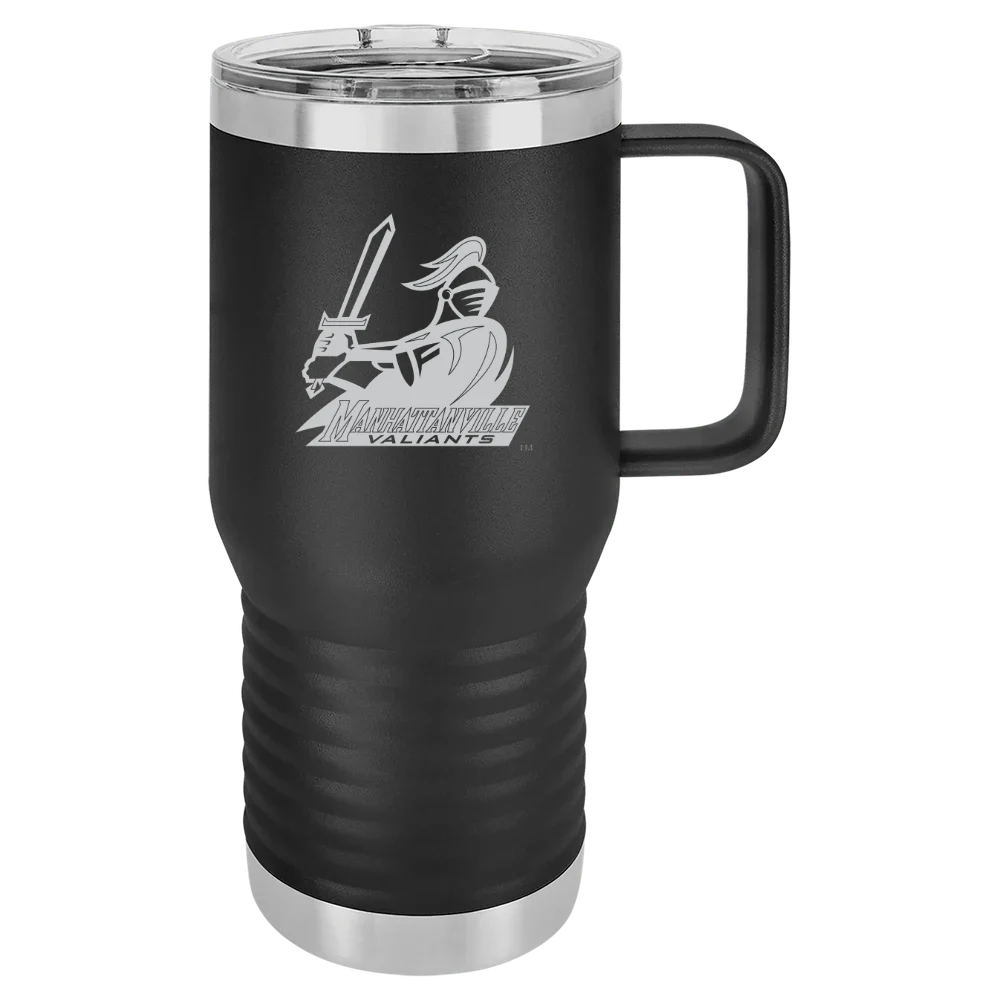 Manhattanville University Polar Camel 20 oz. Travel Mug with Slider Lid
