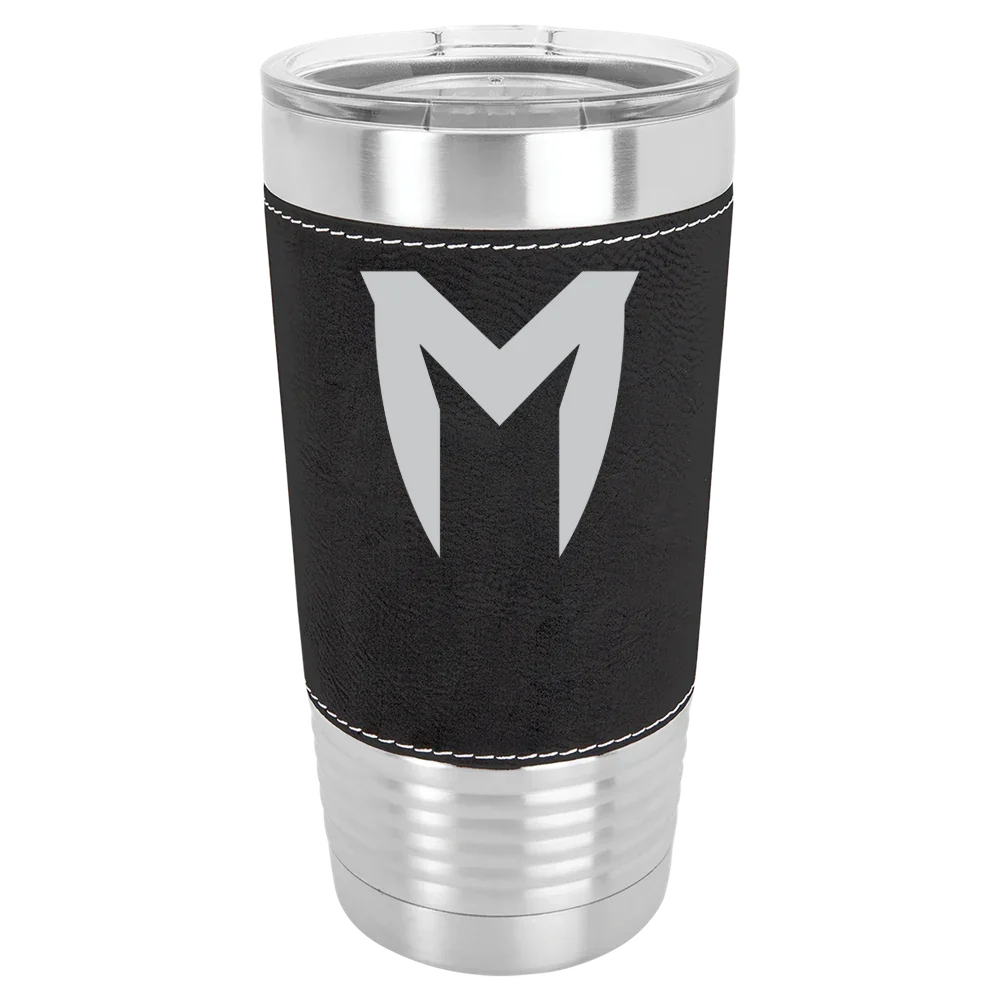 Maranatha Baptist University Polar Camel 20 oz. Leatherette Grip Tumbler with Standard Lid
